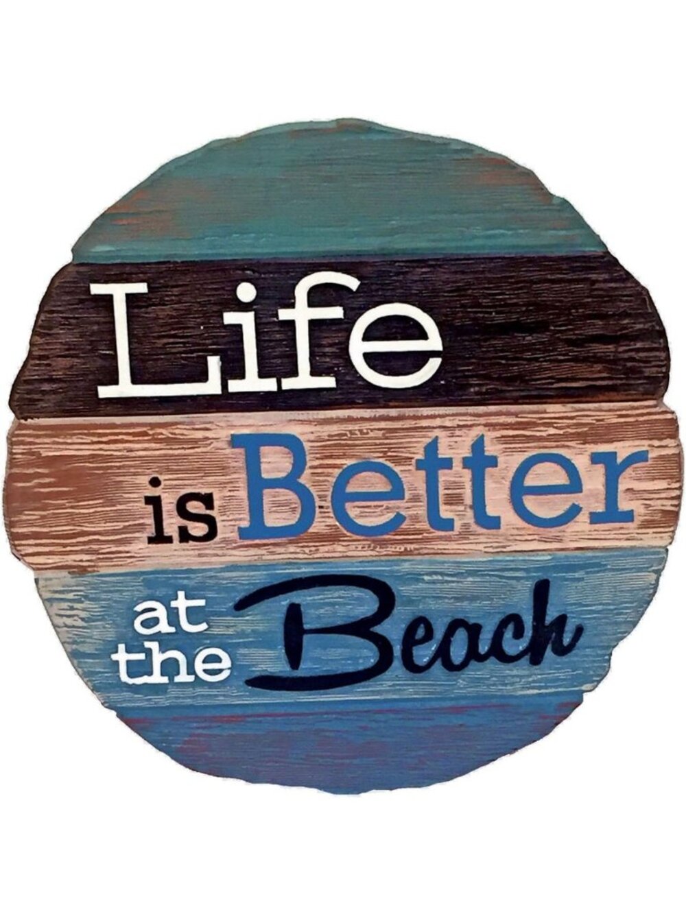Decorative Beach Stepping Stone - Garden Décor for Outdoor Spaces & Patios